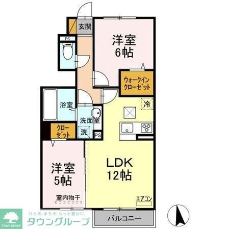 ルアナの物件間取画像